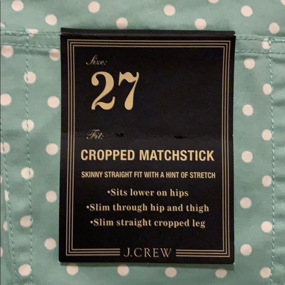 J. Crew Cropped Matchstick Pants - Picture 4 of 6